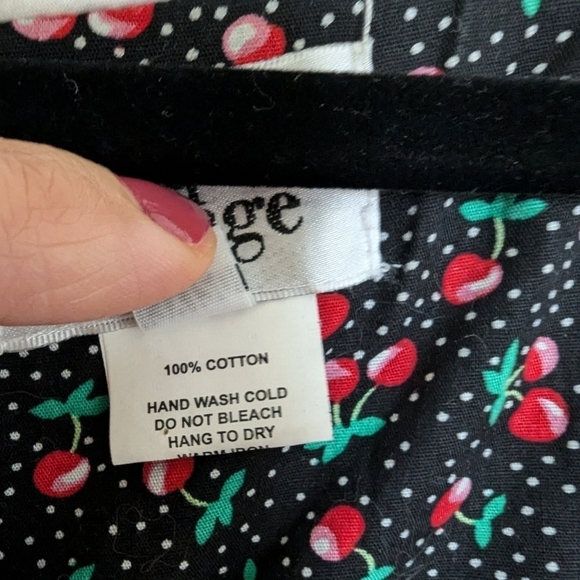 Unique Vintage retro inspired cherry design dress sz 20 - Picture 6 of 8